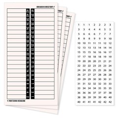 4 Pieces Circuit Breaker Box Labels Waterproof Fuse Box Sticker Directory Label