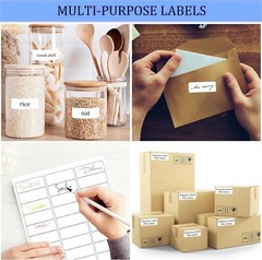 1000 Sheets 1″x2-5/8″ Address Shipping Labels Stickers 30-UP for Inkjet & Laser