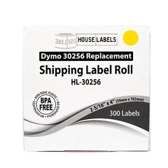 Dymo LW 30256 YELLOW – 2 Rolls of 300 – Shipping Labels For LabelWriter – FAST !