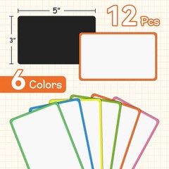 Magnetic Dry Erase Labels 3×5 Inches Reusable for Refrigerator, Classroom
