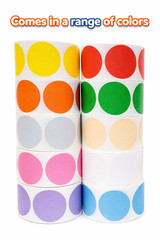 Pink Direct Thermal Labels | Zebra, Rollo & Munbyn Compt. | 2.25″ Round,1 Roll