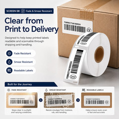 5Roll 30336 Large Return Address Labels 1×2 1/8 Inch for DYMO LabelWriter 450