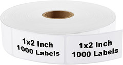 Maxgear 1000 Removable Freezer Labels 1X2 Inch, Waterproof Oil Resistant Sticker