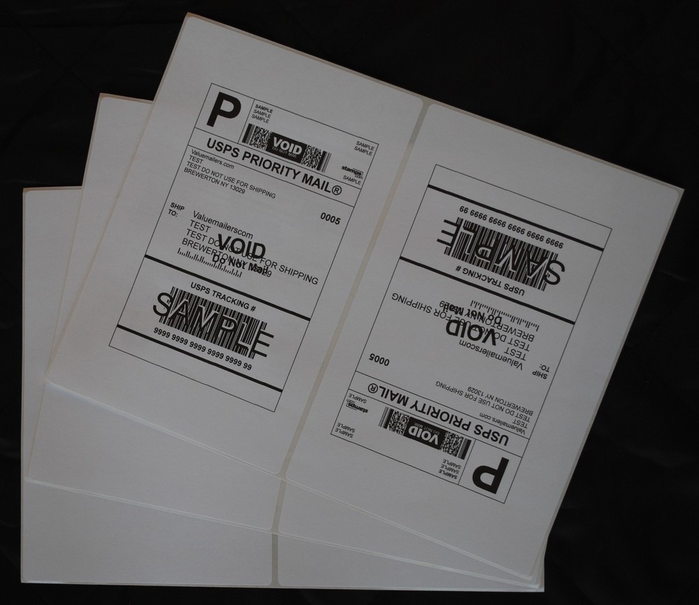 ~ Rounded Corners ~ Labels 8.5×5.5 ( 300 ) Premium Shipping Labels Blank
