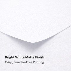 1000 Half Sheet Shipping Labels 8.5×5.5 Self Adhesive 500 Sheets Matte White