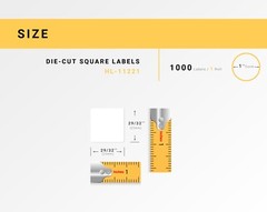 Non-OEM Fits BROTHER DK-1221 Labels + (1) REUSABLE FRAME – (50) Rolls of 1000