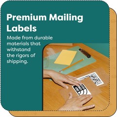 Aegis Adhesives – 1 X 2-1/8 Replacement for DYMO 30336 12 Rolls/6000 Labels D…