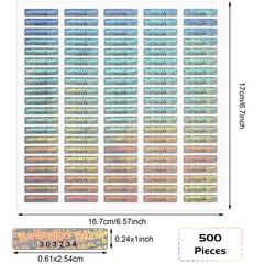 1000 Pieces Silver Security Tamper Evident Seals Stickers Void Original Genui…