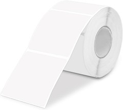 2″x2″ White Square Direct Thermal Labels Logo Sticker for Zebra & Rollo 700/Roll