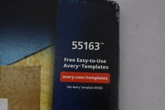 Lot Of 2 Avery 55163 Repositionable Shipping Labels 2″ x 4″ White Laser Printer