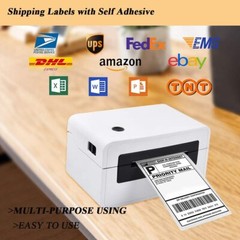 4 x 6 Fanfold / Roll Thermal Shipping Labels Paper for Zebra & Rollo Printers