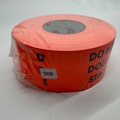 3×5-inch Do Not Double Stack Labels Orange Shipping Adhesive Stickers 500/RL