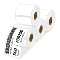 4 Rolls 2-5/16″ x 4″ Shipping Labels for DYMO LabelWriter 450, 300 Labels/Roll