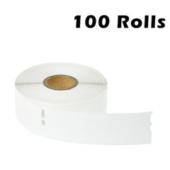 100Rolls of 350 Address Label 1-1/8″ x 3-1/2″ for Dymo 30252 LabelWriter 400 Duo