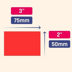 250 Pack, Colored Labels Stickers, for Moving Boxes – 5 Colors, 3″ x 2″