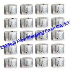 250/ Roll Direct Thermal Shipping Barcode labels 4×6 for Zebra Eltron 2844 ZP450