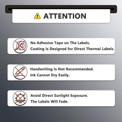 2.25″x1.25″ Direct Thermal Perforated Label Adhesive Sticker fit for Rollo Zebra