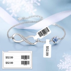 2Rolls Jewelry Price 1500 Labels 2-up for Dymo Labelwriter 30299 PriceTag