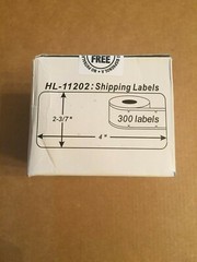 HouseLabels.com Shipping Labels – Roll of 300 Labels, BPA Free