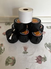9 Rolls Betckey Dymo Compatible 30256 Labels 2 5/16×4” Thermal Print Adhesive