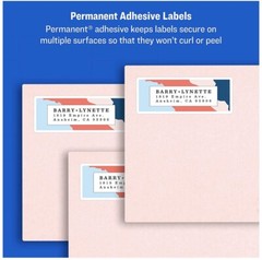 New Box of 2000 Avery 8167/5167/5267 Return Address Shipping Labels 1/2″x 1 3/4″