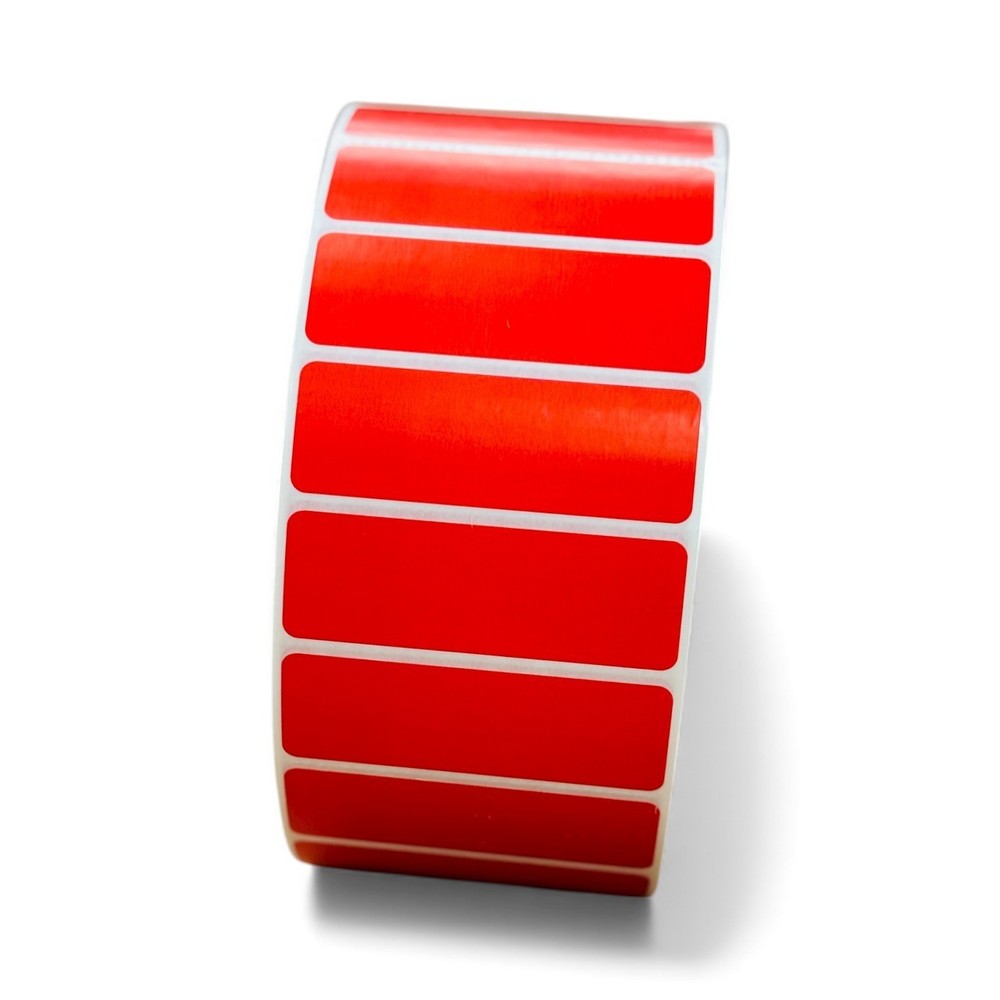 3X1 Red Thermal Direct Industrial Zebra Printer 3″ Core Labels 5100 P/R – 2 RLS