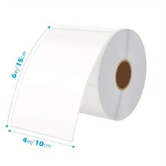 500 Per Roll Direct Thermal Shipping Labels Self-Adhesive Paper 4×6″