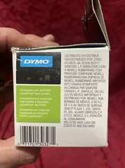 DYMO 30327 LabelWriter 1-UP File Folder Labels 9/16 x 3 7/16 White 130/Roll x 2