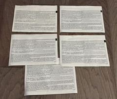 Zebra/Dymo/Rollo Thermal Label Printer Cleaning Card – 5 Pcs Pack by FedEx
