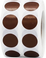 White 1/2″ Inch Round Adhesive Labels 1,000 Color Coding Dot Stickers for Effic