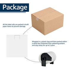 Replacement with Brother QL DK-1202 Shipping Labels 2.4″x3.9″ 300/Roll 3 Rolls