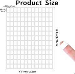 3040 Pcs Matte Small White Labels Stickers Blank Labels Removable Price Tags Lab