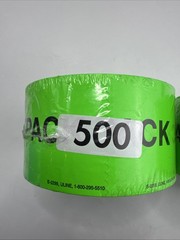 Uline S-2299 REPACK Labels (Two Rolls of 500 Each) 3″x5″ 1000 Labels Total