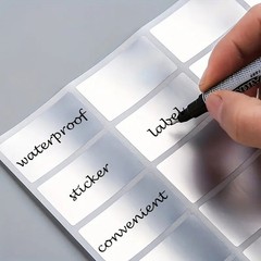 320PCS Oilproof & Waterproof Label Stickers Self Adhesive Labels Bottle Marking