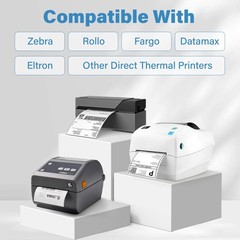 4×6 Thermal Labels, 1000 Shipping Labels, 4 Rolls-250 Labels per Roll, Perfor…