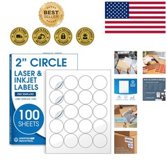 2000 Customizable 2-Inch Round Labels – Perfect for Pricing & Personalization