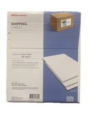 Office Depot Shipping Labels 5.5 X 8.5 Avery 5126