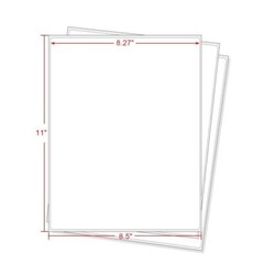 8.5″ x 11″ Full Sheet Address Shipping Labels Sticker Paper for Laser Inkjet USA