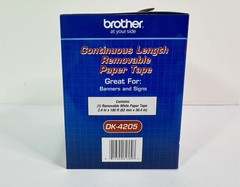 Brother DK-4205 Continuous Removable Paper Tape 2.4″ x 100’ QL Label Printer
