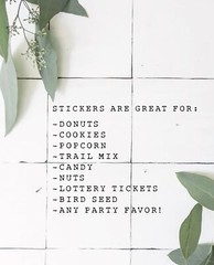 Baby shower favors, baby shower stickers, woodland 2″ Size – Happy Trails Labels