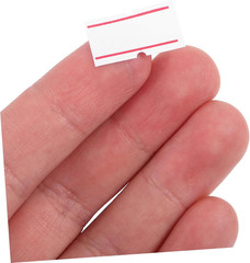 10 Rolls Self-Adhesive White Price Marker Labels for Retail and Office Use
