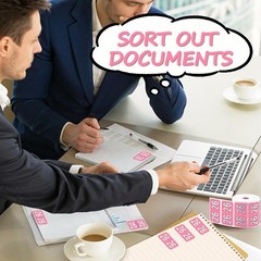 2026 Year Stickers, Waterproof File Folder Labels, Self-Adhesive Rectangle Tabs