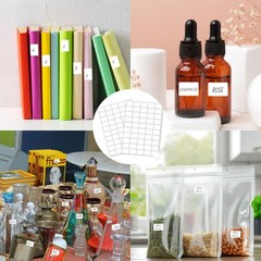 1000 PCS Removable Blank Labels 1/2″ x 3/4″ – Water/Oil/Tear Resistant, No Resid
