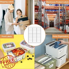 Tapsin Mailing Labels 1″ x 2-5/8″ 25 Sheets