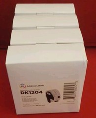 LD DK1204 Adress Labels Lot X 4 Compatible w Brother QL Models – SEE BELOW
