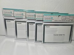 Celebrate it Address Labels 15 Pack With 3 Designs Lot of 5 Size 3.5 in x 5 in