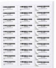 50 Sheets 1500 Labels FBA 1 x 2 5/8 Address Mailing Labels 30 UP 1 x 2.625