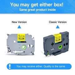 TZe-631Compatible with Brother P-Touch Label Tapes 12mm Laminated TZ631 TZo63…