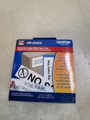Brother Printer Continuous Length White Paper Tape (DK2223) 50mm x 30.4 Month