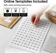 0.75″ Printable Round Labels for Inkjet and Laser Printers – 10800 Stickers |…